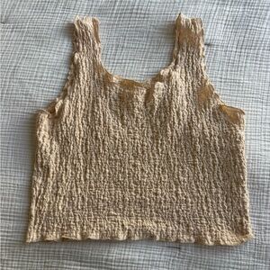 All Row Scrunch Vintage Top M